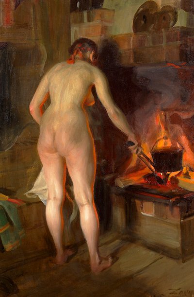 The Potato Kettle by Anders Leonard Zorn